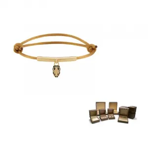 BVLGARI Серпанти Форевер браслет из ткани золотой унисекс