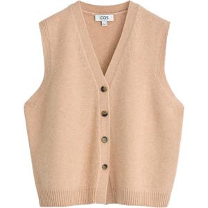 COS Женская бежевая жилетка, Beige