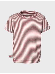 Детская футболка с короткими рукавами цвета Бордо-меланж OrganicEra