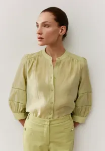 Leicht transparente, блузка на пуговицах с блестками More & More, Pistachio