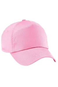 Простая оригинальная бейсболка с 5 панелями Beechfield, розовый