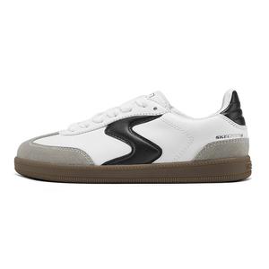 Детские кроссовки для скейтбординга с противоскользящим покрытием и износостойкостью Skechers Kids, белый/черный