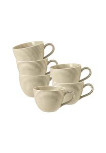 Набор кофейных кружек Seltmann Weiden Beat, 260 мл, 6 штук, бежевый
