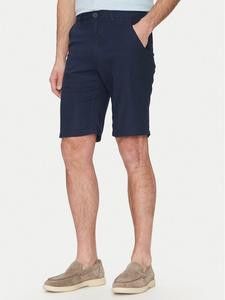 Шорты из ткани обычного кроя 20717870 Blend, синий