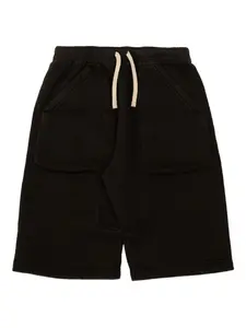 Шорты Pods на кулиске Rick Owens Kids, черный