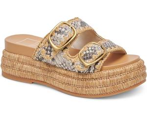 Сандалии Dolce Vita Wanika, цвет Black/White Embossed Leather