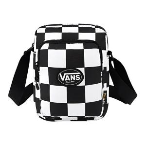 Vans Полиэстеровая наплечная сумка через плечо унисекс черно-белая Regular, Black White