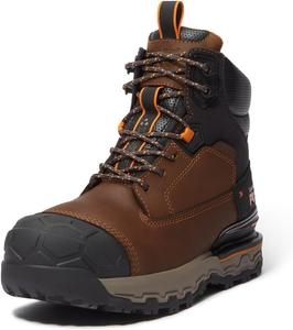 Timberland PRO мужские ботинки 6 Boondock Ultralight с композитным мыском, водонепроницаемые, противоскользящие, Medium Brown