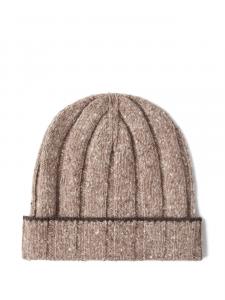 Brunello Cucinelli кашемировая шапка бини, коричневый