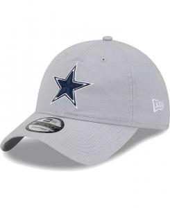 Мужская серая регулируемая шапка Dallas Cowboys Main Core Classic 2.0 9TWENTY New Era