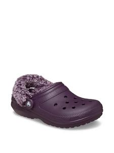 Классические сабо на флисовой подкладке Crocs, plush plum