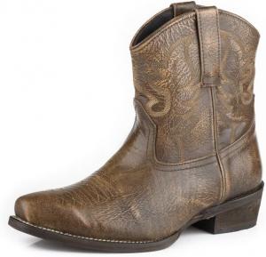 Женские пыльно-металлизированные ботильоны ROPER, Brown