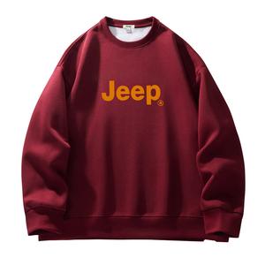 Унисекс свитшот Jeep, Burgundy