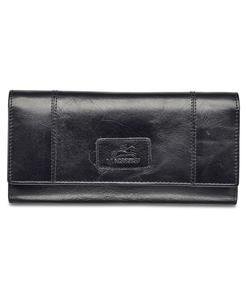 Женский кошелек Casablanca Collection RFID Secure Trifold Wing Mancini, черный