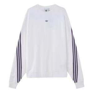 Толстовка adidas originals Side Stripe Loose Pullover White, белый