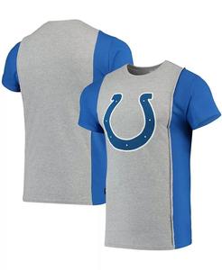 Мужская серая футболка Royal Indianapolis Colts Split Refried Apparel
