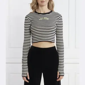 Укороченная блузка Max&Co., черный