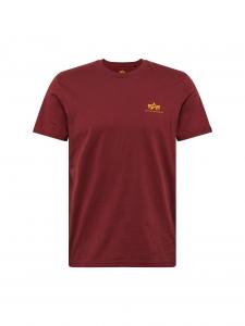 Футболка стандартного кроя Alpha Industries, бургундия