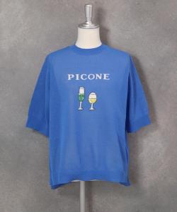 Пуловер с коротким рукавом и вышивкой