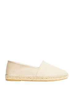 Эспадрильи Organic Cotton Round Toe Espadrilles 8 By Yoox, бежевый