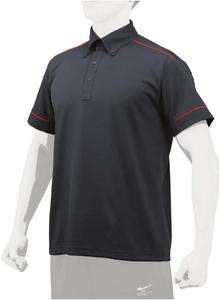 Футболка-поло Mizuno Baseball Apparel, черный