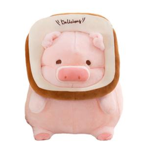 Мягкая и очаровательная плюшевая кукла Toast, супермягкая свинка, высота 30см/35см/45см/55см Dolls and bears dance