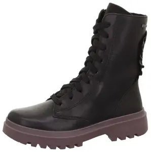 Сапоги Superfit на шнуровке "ABBY WMS: средние", с рюшами на пятке, фиолетовый