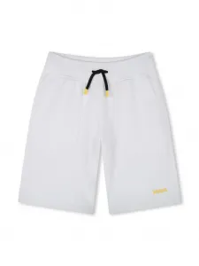 Шорты с логотипом HUGO KIDS, белый