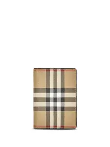 Картхолдер в клетку Vintage Check BURBERRY, нейтральный