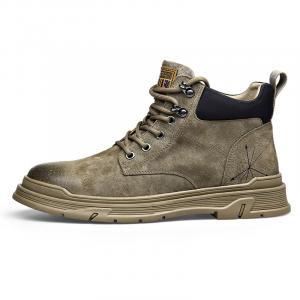 Высокие ботинки Martin мужские хаки Cachiotti, Хаки с подкладкой