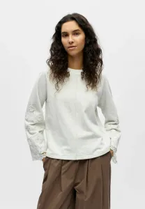 Топ с длинными рукавами Object, Light Grey Melange