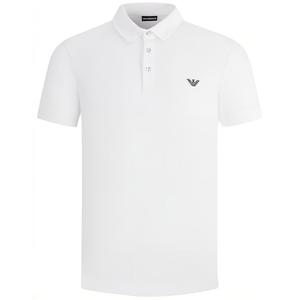 EMPORIO ARMANI Поло EA7 SS24 мужское белое