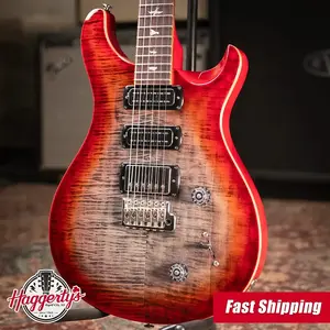 Электрогитара PRS SE Studio - оттенок Charcoal Cherry Burst с чехлом