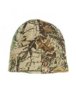 Мужская вязаная шапка Quietwear Digital Knit Camo Beanie/Adventure Snow, Adventure Snow, один размер MUK LUKS, мультиколор