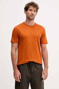 Хлопковая футболка tegood BOSS Orange, оранжевый