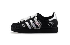 Adidas Originals Superstar 2 устойчивые к истиранию низкие кроссовки для скейтбординга унисекс black silver
