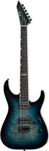 Электрогитара ESP E-II M-II HT, цвет Mercury Blue Burst, с жестким кейсом