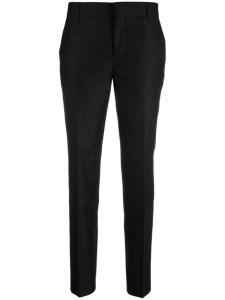 AMI Paris tapered wool trousers, серый