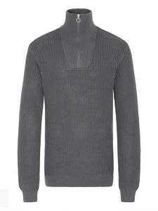 Свитер BLEND  BHDENO HALFZIPP, темно-серый