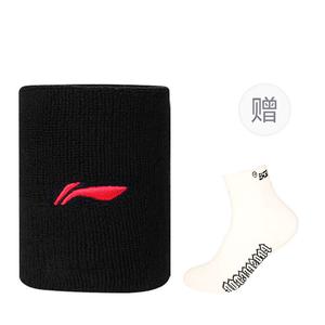 LINING Теннисные баскетбольные напульсники дышащие термозащитные black/white cotton