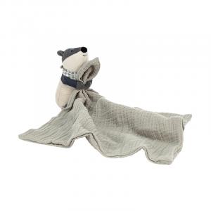 Соска «Рамблбер Бэджер» Jellycat, riverside wander otter comfort blanket