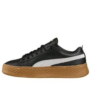 Кроссовки smash platform core black Puma, черный