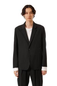 Куртка 2B из полиэстера/шерсти/шелка габардин