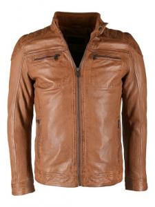 Кожаный пиджак Jcc, коричневый