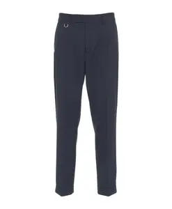 Синие брюки чинос свободного кроя Paolo Pecora, синий