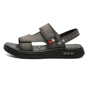 NANJIREN Пляжные сандалии мужские, черно-серые