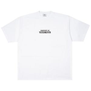 Футболка Vetements Property Of  'White', белый