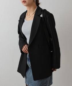 Двойной приталенный пиджак Colony 2139, цвет Black