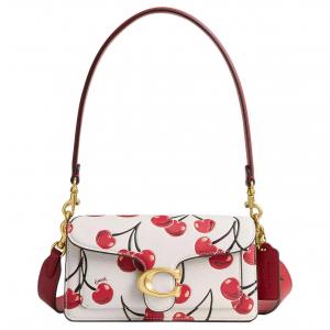 COACH Кожаная переносная сумка через плечо