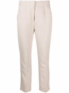 Tory Burch брюки с пуговицами, нейтральный цвет